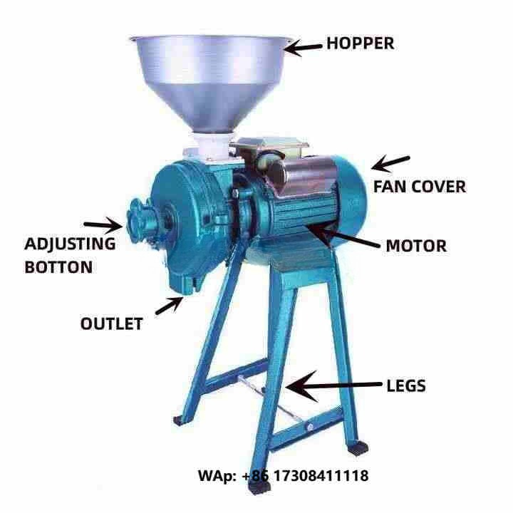 Grain Mill Grinder - 1 jaar garantie Pulverisator Maïs Pulveriseren
