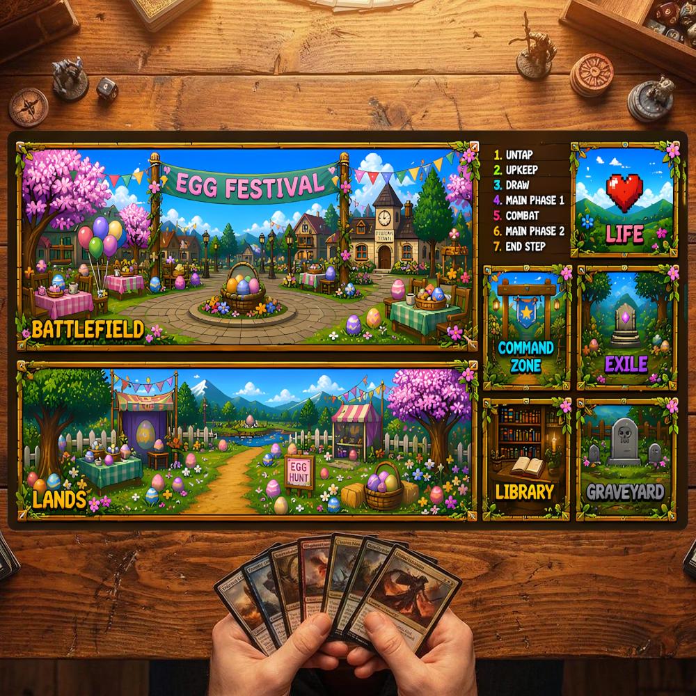 Farming Zone - Magic Card speelmat TCG speelmat Spring