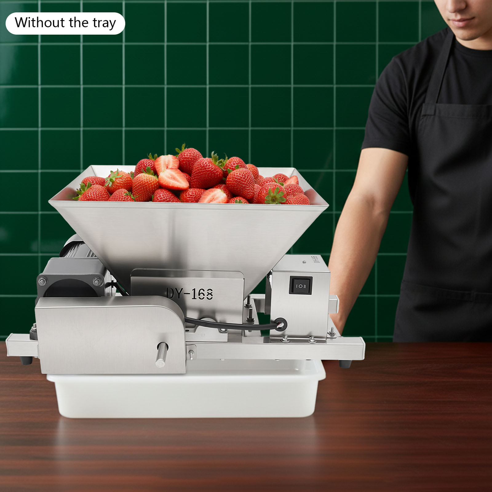Grain Mill Grinder - 60W elektrische graanmolen, fruit- en broodvermaler,
