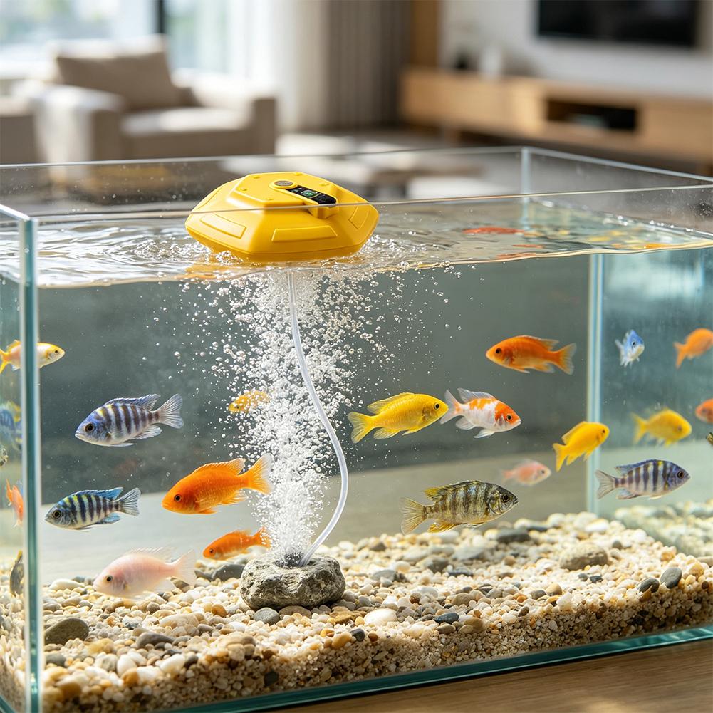 Draadloze oplaadbare aquariumz - Fish Pond Aerator recensie en prijs
