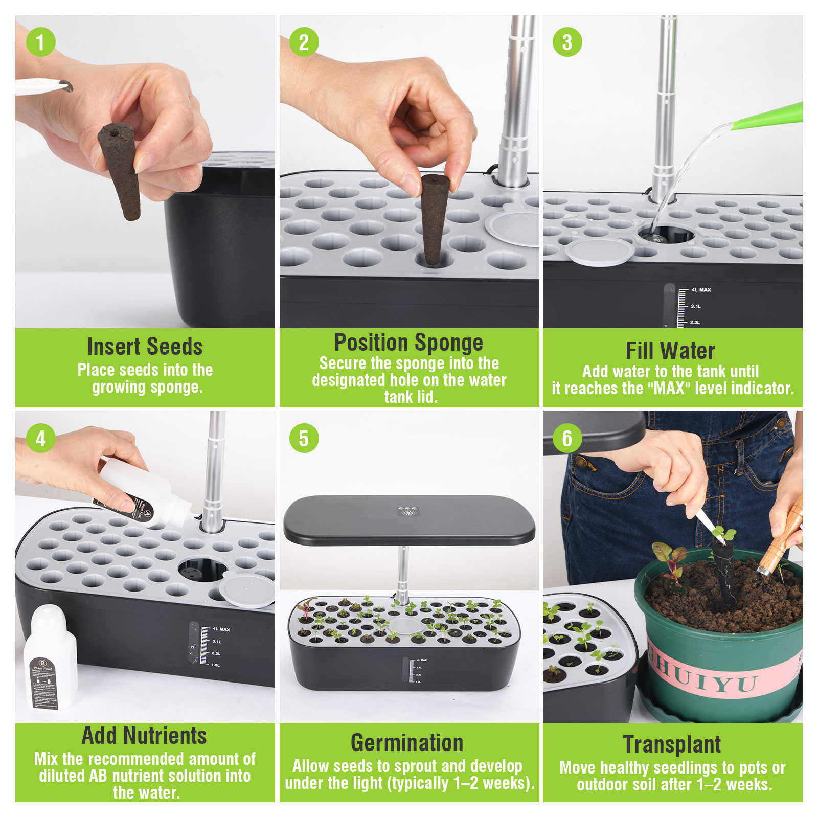 Nieuwe Indoor Hydrocultuur Kwe - Hydroponic Nft Channel recensie en prijs