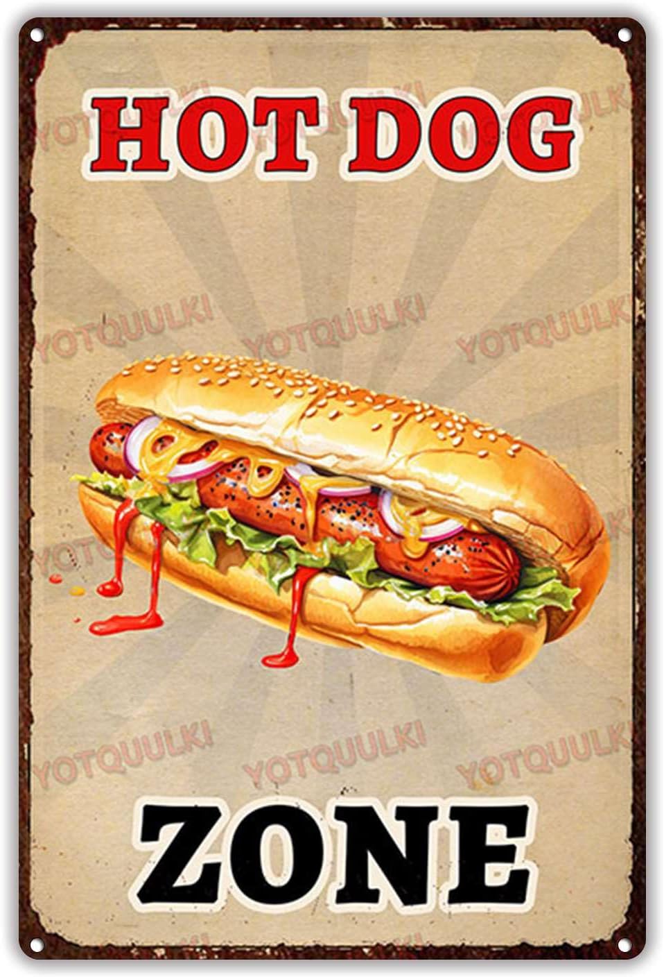 Hot Dog Zone Wall Art Canvas i - Farming Zone recensie en prijs